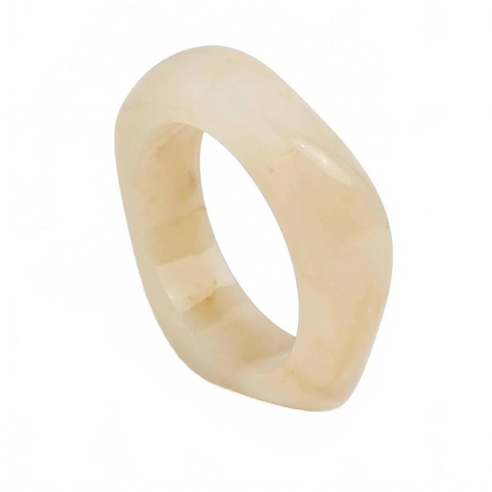 NEW SAHIRA JEWELRY DESIGN women's acrylic bangle in beige